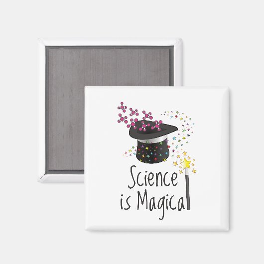 Aimant La science est magique (Recto/Verso)