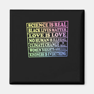 Aimant La science est réelle - Vies noires - L'amour est 