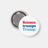 Aimant La science l'emporte sur Trump (Recto/Verso)