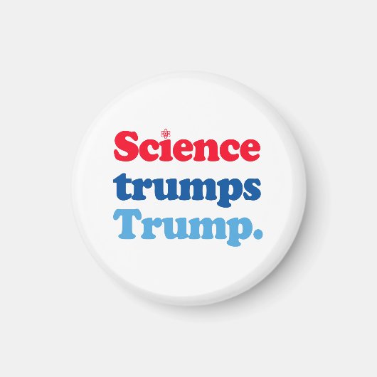Aimant La science l'emporte sur Trump (Devant)