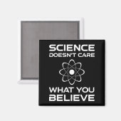 Aimant La science ne se soucie pas de ce que vous croyez (Recto/Verso)