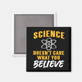 Aimant La science se fiche de ce que vous croyez Graphiqu (Recto/Verso)