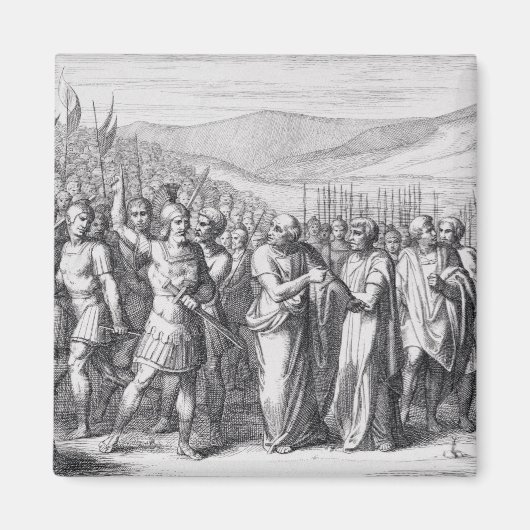 Aimant La sécession du peuple au Sacre des Mons (Devant)