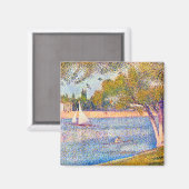 Aimant La Seine à La Grande Jatte, Seurat (Recto/Verso)