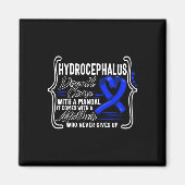 Aimant La sensibilisation à l'hydrocéphalie n'est pas acc (Devant)