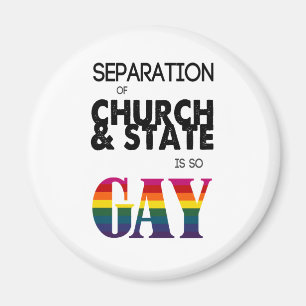 Aimant La séparation de l'église et de l'état est si G