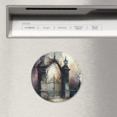 Aimant La série de portes du cimetière gothique 12 (In Situ (Lave-vaisselle))