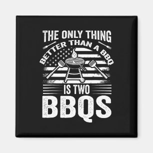 Aimant La Seule Chose Meilleure Qu'un Bbq Est Deux Bbqs G