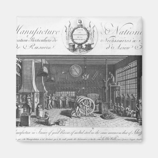 Aimant La seule fabrication en France de bons rasoirs (Devant)