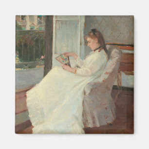 Aimant La soeur de l'artiste à une fenêtre, 1869