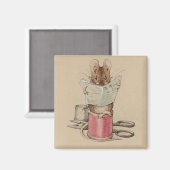 Aimant La souris sur mesure (par Beatrix Potter) (Recto/Verso)
