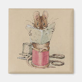 Aimant La souris sur mesure (par Beatrix Potter) (Devant)