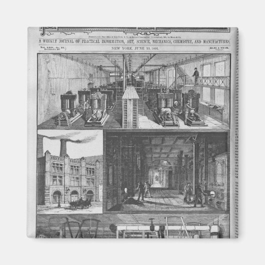 Aimant La station de l'Edison Electric Illuminating Co (Devant)