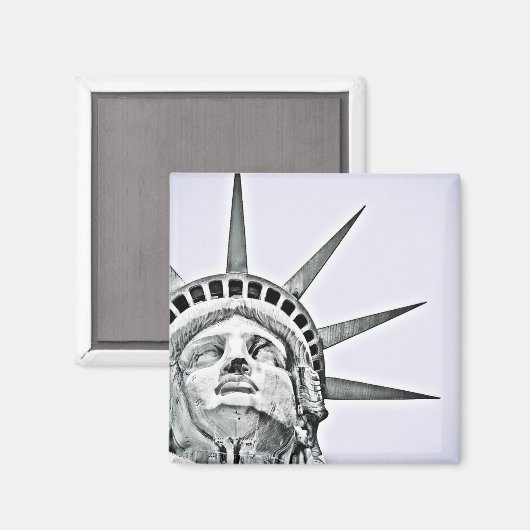 Aimant La Statue de la Liberté (Recto/Verso)