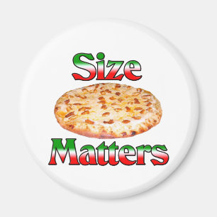 Aimant La taille importe (la pizza)