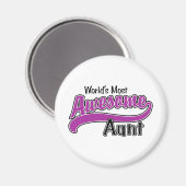 Aimant La tante la plus géniale du monde (Recto/Verso)