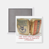 Aimant La tasse à café de Parke. (Recto/Verso)