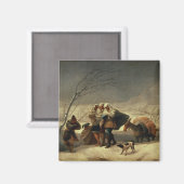 Aimant La tempête de neige, 1786-1787 (Recto/Verso)