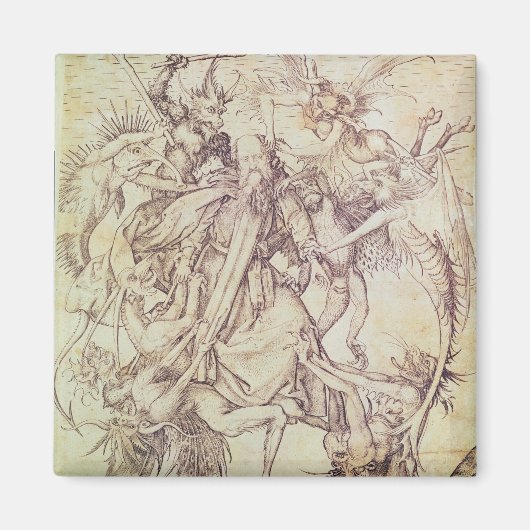 Aimant La tentation de St. Anthony (gravure) (Devant)