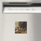 Aimant La tentation de St. Anthony (panneau) (In Situ (Lave-vaisselle))