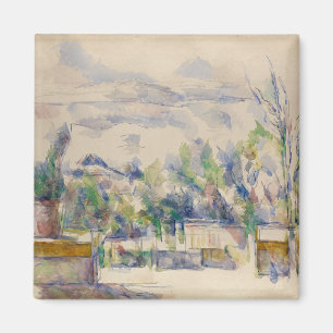 Aimant La terrasse du jardin aux Lauves, Cézanne