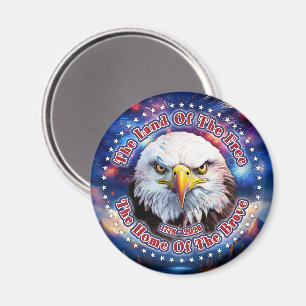 Aimant La Terre Des Hommes Libres Feu D'artifice Aigle Br