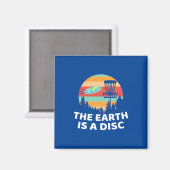 Aimant La Terre Est Un Disque Golf (Recto/Verso)