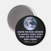 Aimant La Terre fournit de l'aimant (Recto/Verso)