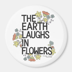 Aimant La Terre rit de fleurs