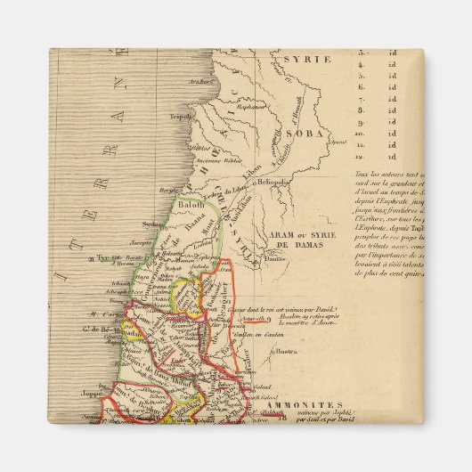 Aimant La Terre Sainte sous Salomon (Devant)