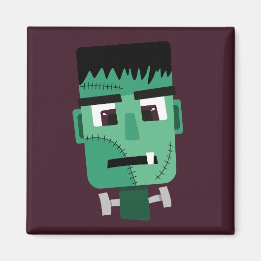 Aimant La tête du monstre Frankenstein (Devant)