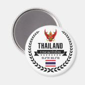 Aimant La Thaïlande (Recto/Verso)