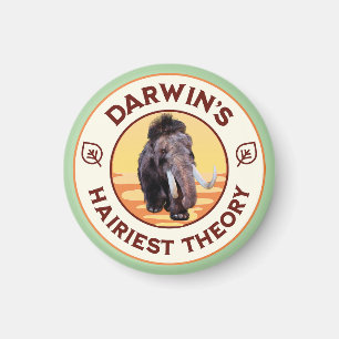 Aimant La théorie la plus poilue de Darwin Adorable mammo