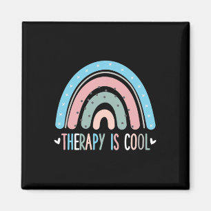 Aimant La thérapie est cool Sensibilisation à la santé me
