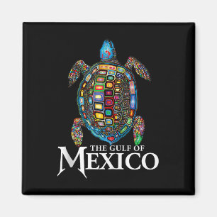 Aimant La Tortue De Mer Graphique Golfe Du Mexique N'Oubl