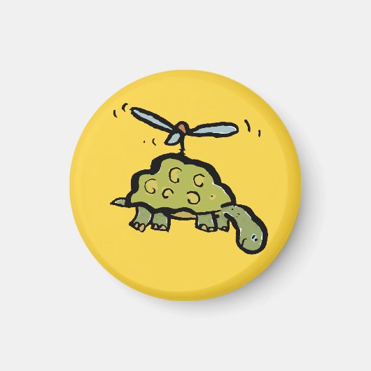 Aimant la tortue hélicoptère (Devant)