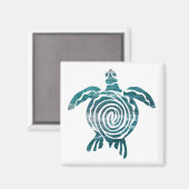 Aimant La Tortue Mer Sauve La Tortue (Recto/Verso)