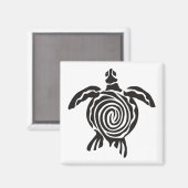 Aimant La Tortue Mer Sauve La Tortue (Recto/Verso)