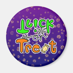 Aimant La tournée des friandises d'Halloween