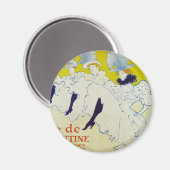 Aimant La Troupe de Mlle Eglantine par Toulouse Lautrec (Recto/Verso)