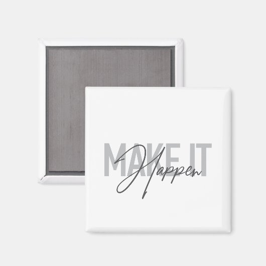 Aimant La typographie moderne, simple, cool (Recto/Verso)