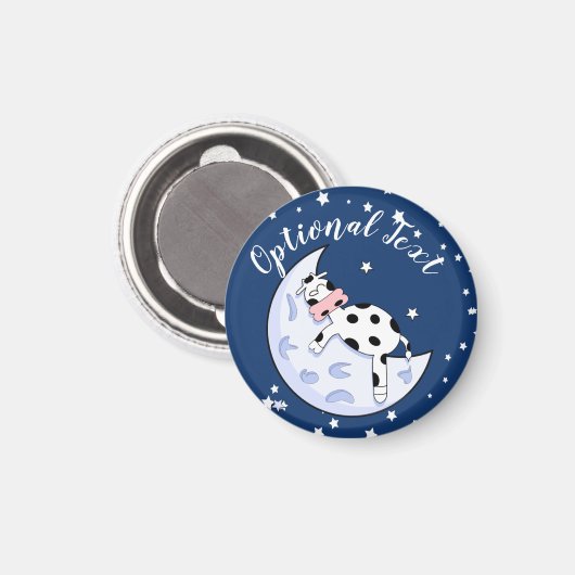 Aimant La vache au-dessus de la lune (Recto/Verso)