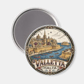 Aimant La Valette Malte (Recto/Verso)