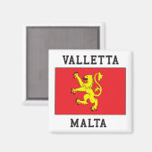 Aimant La Valette Malte (Recto/Verso)