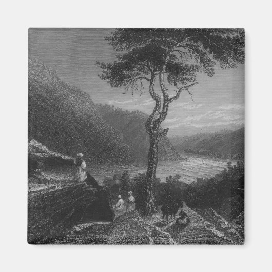 Aimant La Vallée de Shenandoah, de Jefferson (Devant)