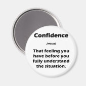 Aimant La véritable définition de la confiance (Recto/Verso)