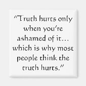 Aimant La vérité fait mal (Devant)