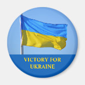 Aimant La victoire au drapeau de l'Ukraine reste forte (Devant)