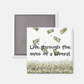 Aimant La vie à travers les yeux d'un libéral (Recto/Verso)