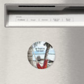 Aimant La vie commence à la retraite (In Situ (Lave-vaisselle))